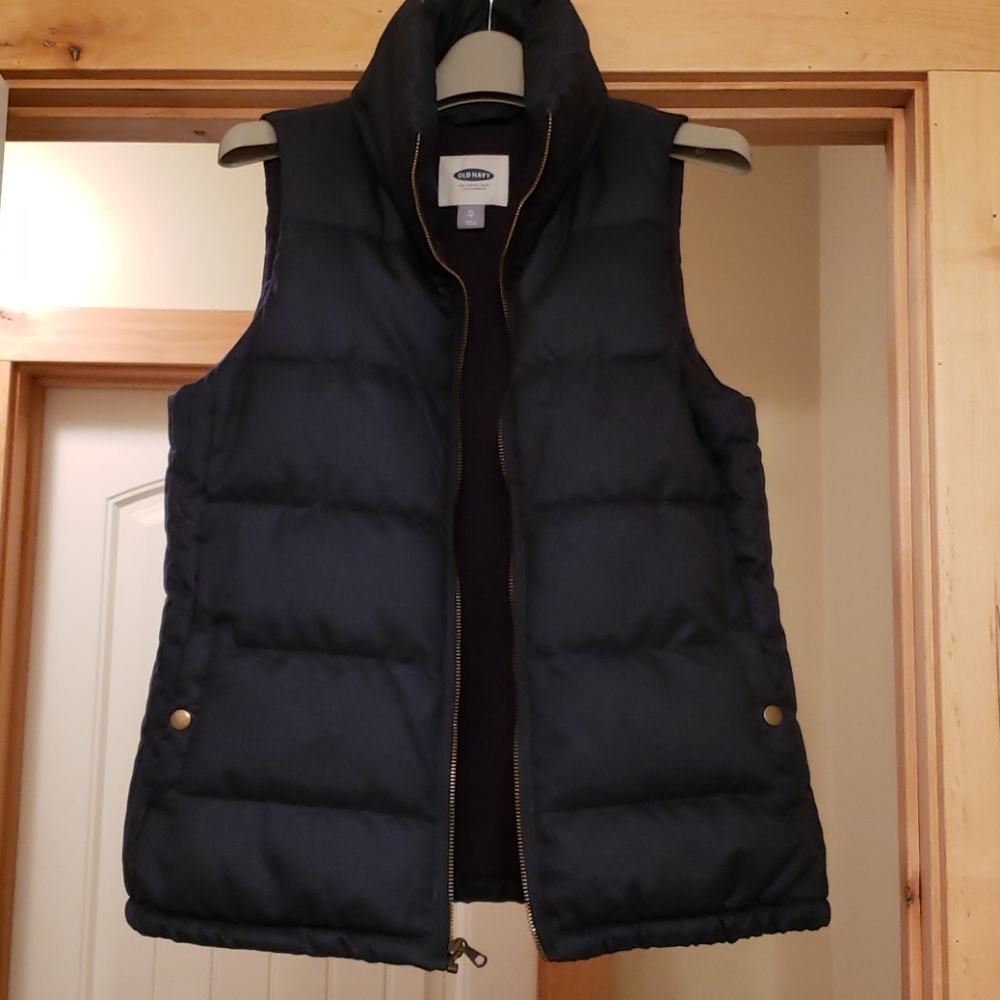 Navy blue vest